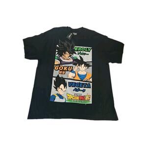 NWT Dragonball Z T-Shirt Unisex Multicolor Size XL 100% Cotton Super Broly Movie